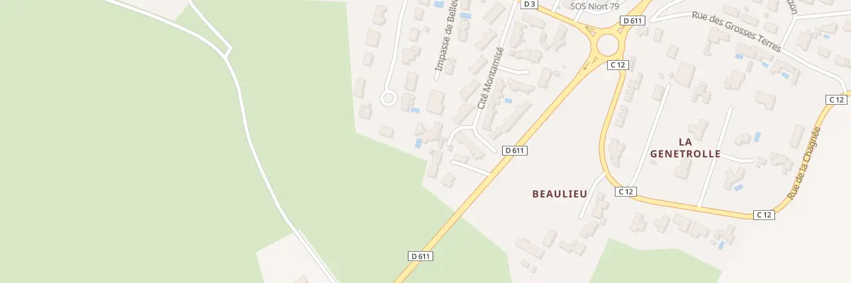 Plan du 42 Imp de Bellevue à Bessines
