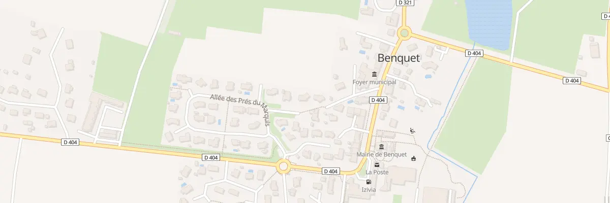 Plan du 6 All des Prés du Marquis à Benquet