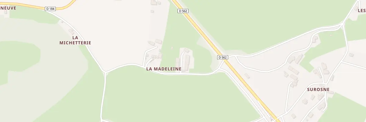 Plan du 2 La Madeleine à Clécy