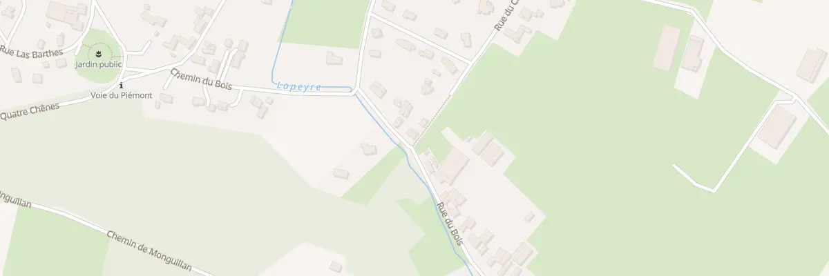 Plan du 23 Rue du Bois à Ogeu-les-Bains