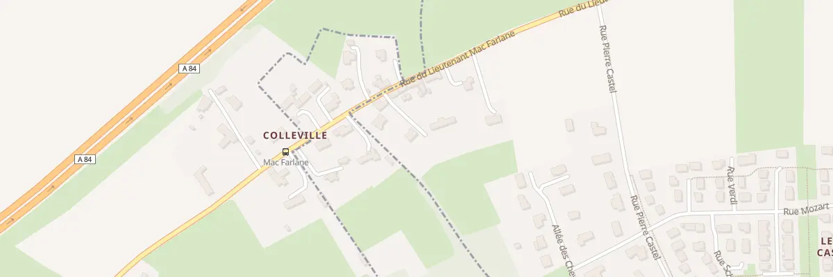 Plan du 847 Rue du Lt Mac Farlane à Mouen