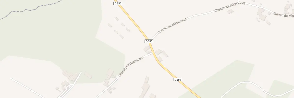 Plan du 1189 Rte de Serres-gaston à Samadet