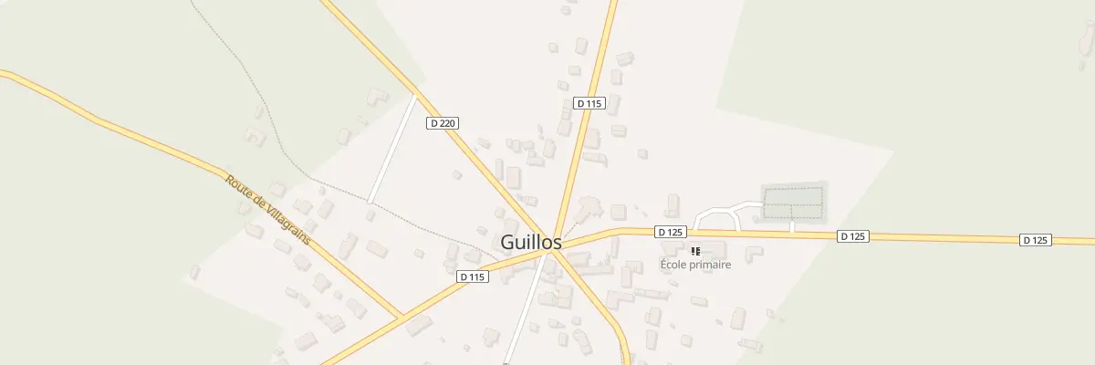 Plan du 27 Le Bourg à Guillos