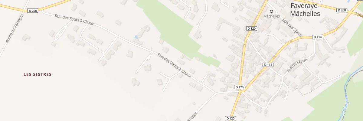 Plan du 14 Rue des Fours à Chaux à Bellevigne-en-Layon