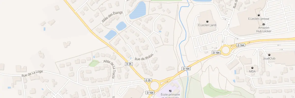 Plan du 9 Rue de Rheas à Bressuire