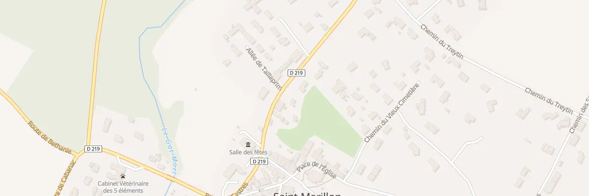 Plan du 19 Rte de Castres à Saint-Morillon