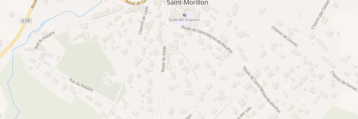 Plan du 13 All Marius Petipa à Saint-Morillon