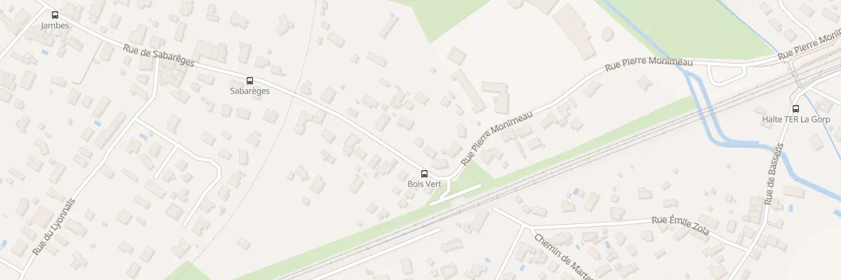 Plan du 11 Rue de Sabarèges à Ambarès-et-Lagrave