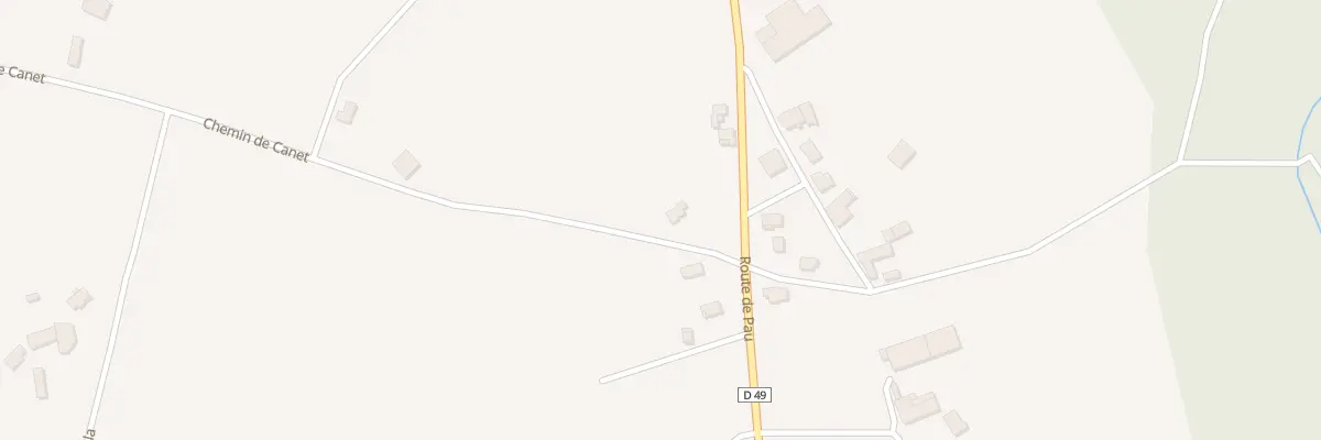 Plan du 9030 Che de Canet à Uzan
