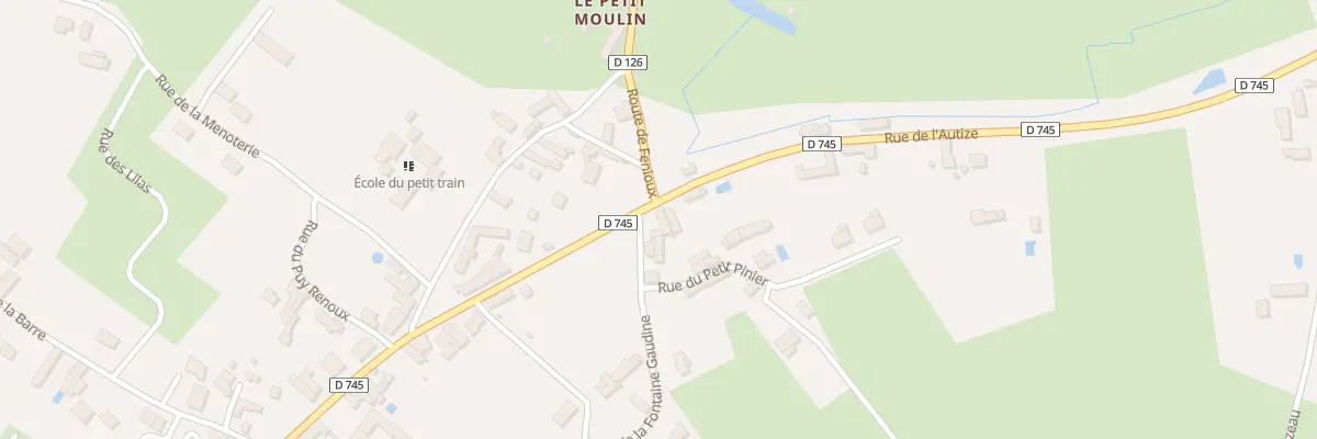 Plan du 56 Rue de l’Autize à Béceleuf