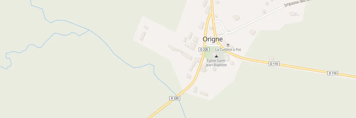 Plan du 120 Rte du Mayne à Origne