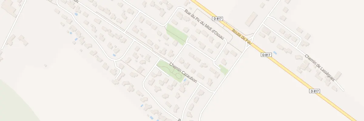 Plan du 27 Che Cazaubon à Denguin