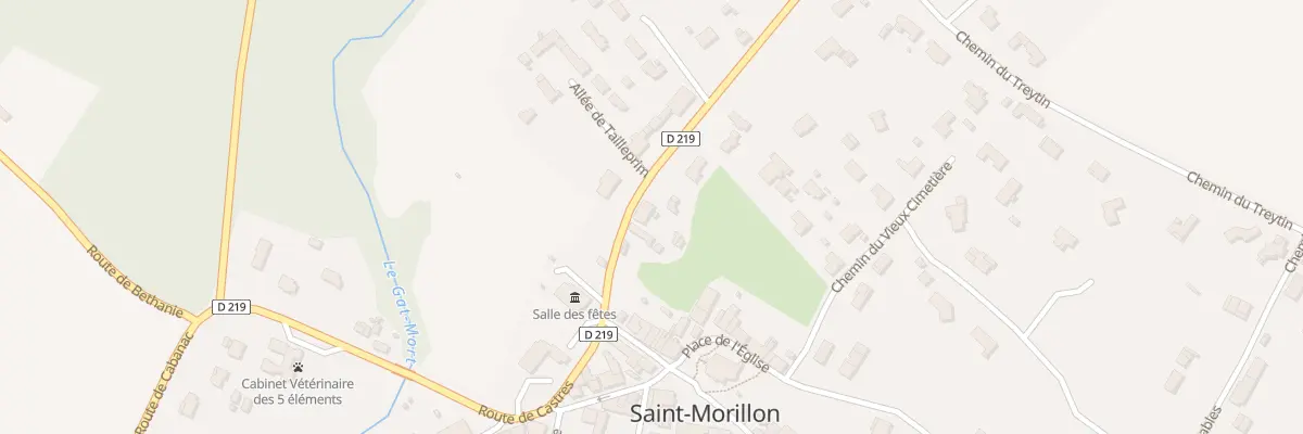 Plan du 17 Rte de Castres à Saint-Morillon