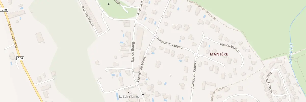 Plan du 1 Av du Coteau à Bouliac
