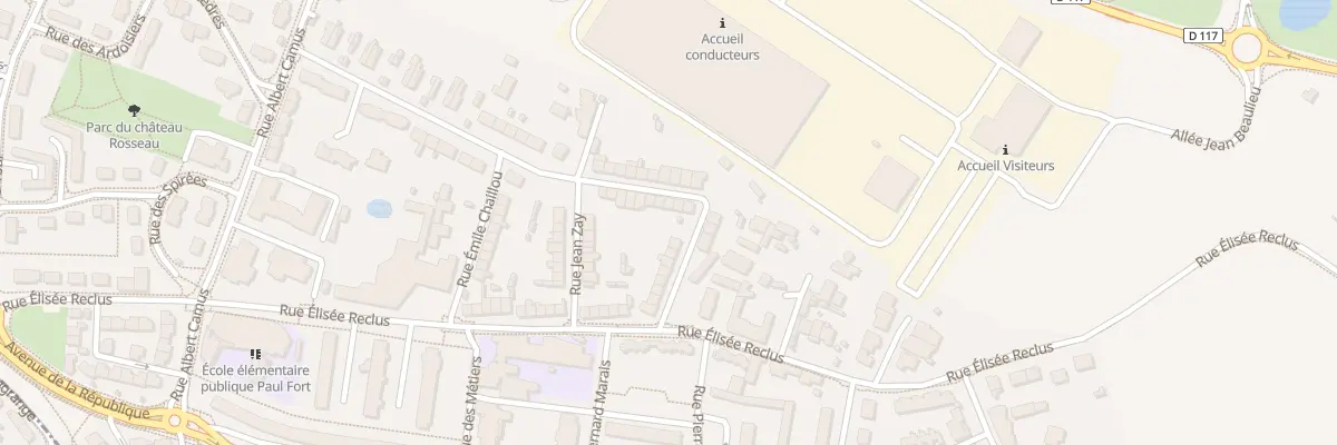 Plan du 23 Rue Léon Blum à Trélazé