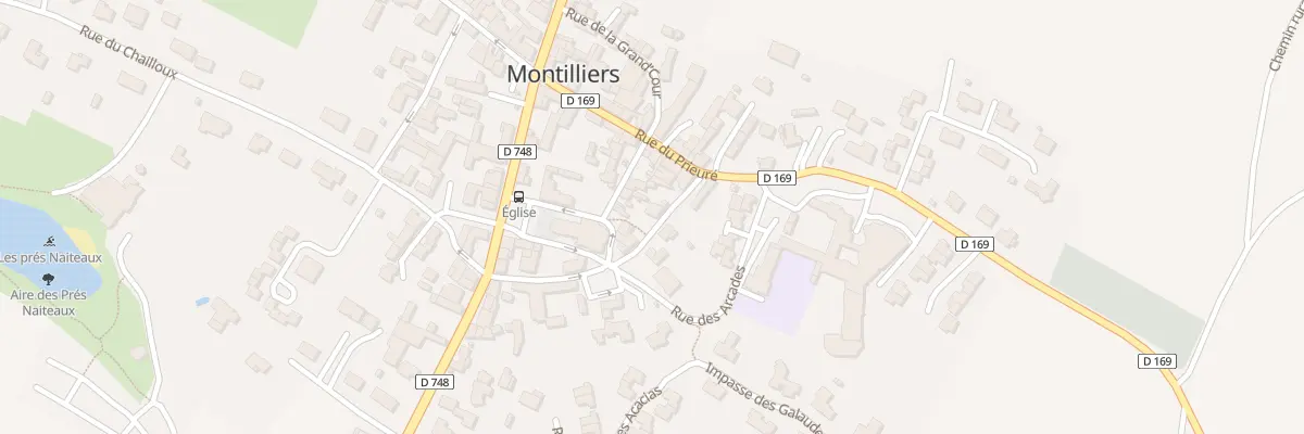 Plan du 8 Rue du Puits du Four à Montilliers