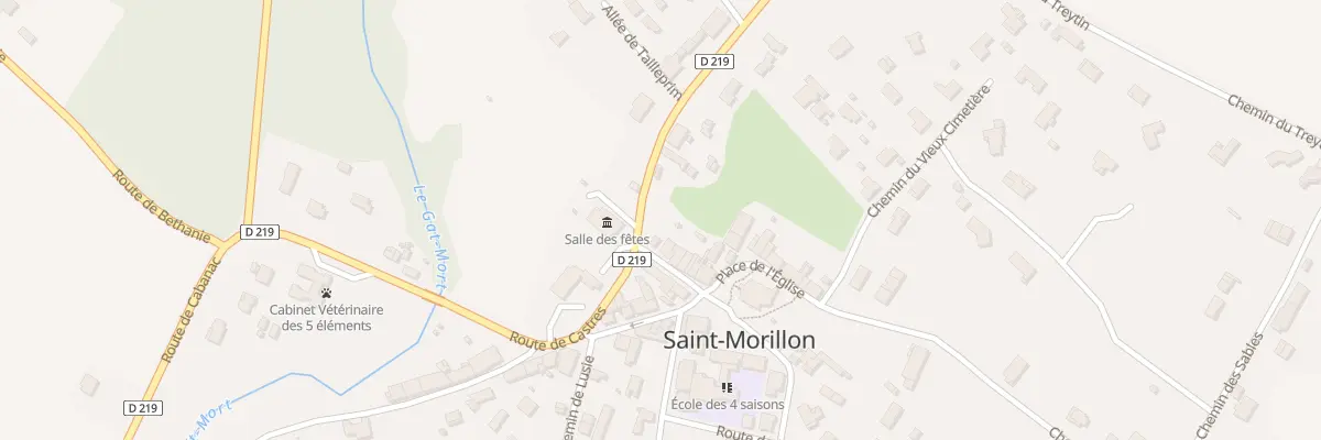 Plan du 13B Rue de Verdun à Saint-Morillon