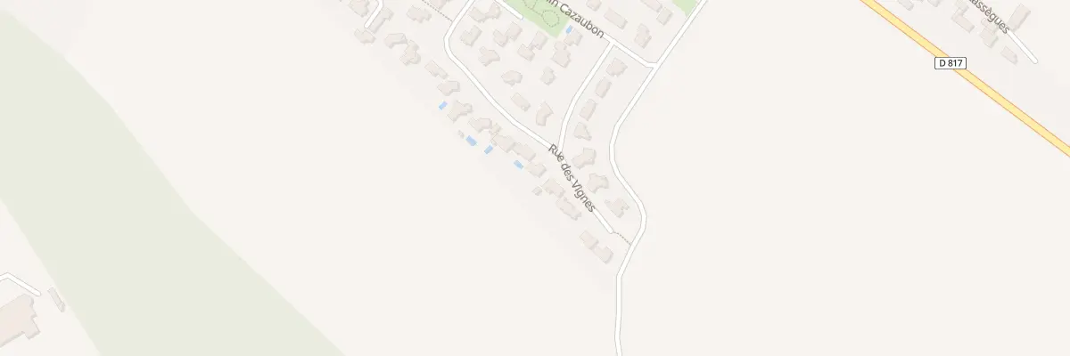 Plan du 26 Rue des Vignes à Denguin