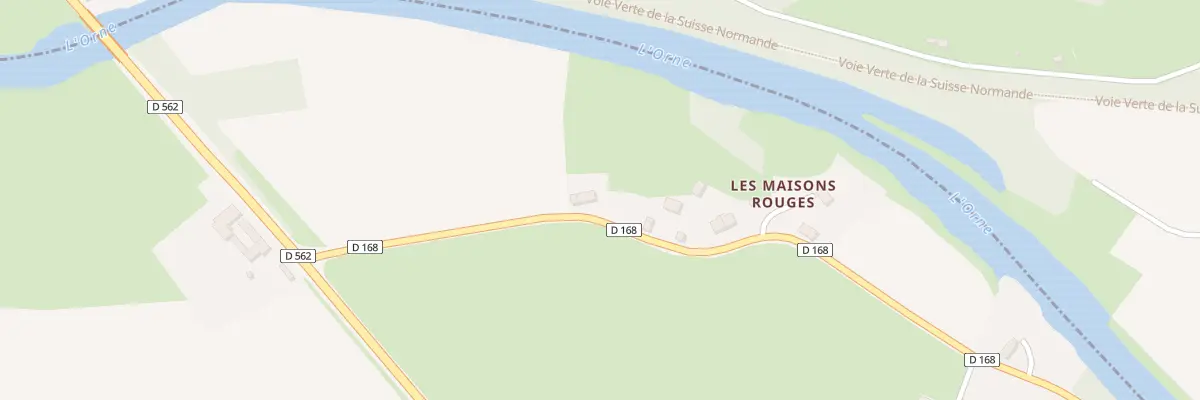 Plan du 14 Les Maisons Rouges à Clécy
