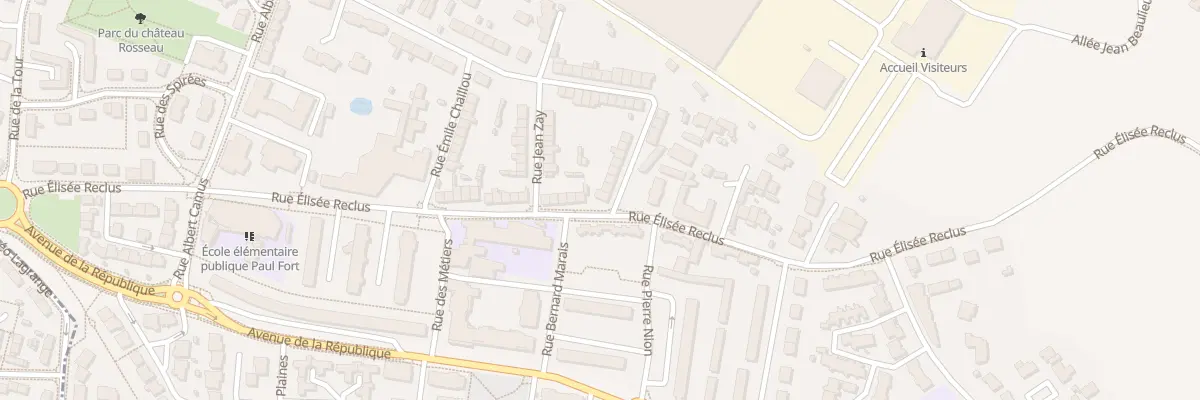 Plan du 1 Rue Léon Blum à Trélazé