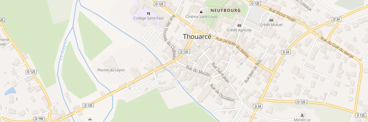 Plan du 10 Rue du Moulin à Bellevigne-en-Layon