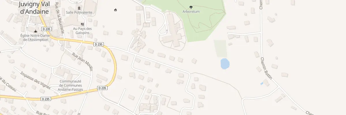 Plan du 7 Rue des Lavandières à Juvigny Val d’Andaine