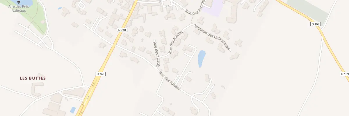 Plan du 1 Rue des Acacias à Montilliers
