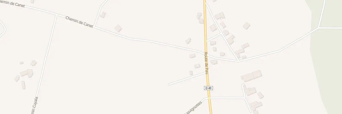 Plan du 86 Che de Canet à Uzan