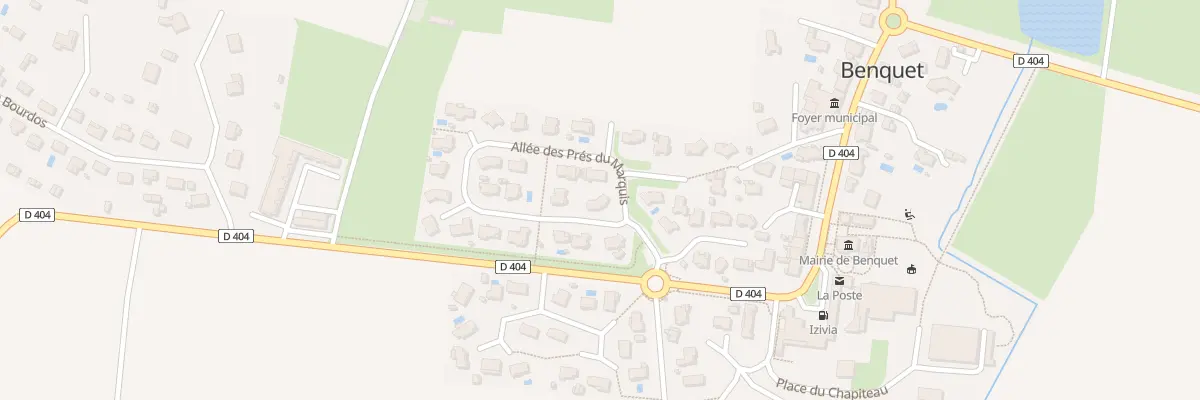 Plan du 1 All des Prés du Marquis à Benquet