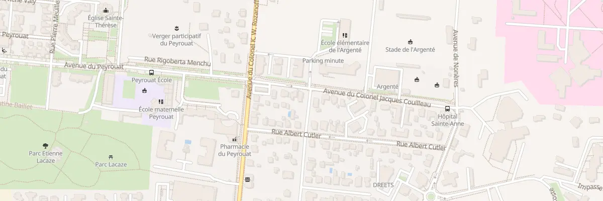 Plan du 15 Rue de l’Argente à Mont-de-Marsan