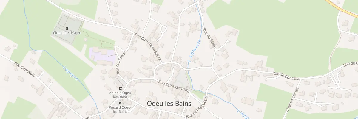 Plan du 1 Rue de Concilia à Ogeu-les-Bains
