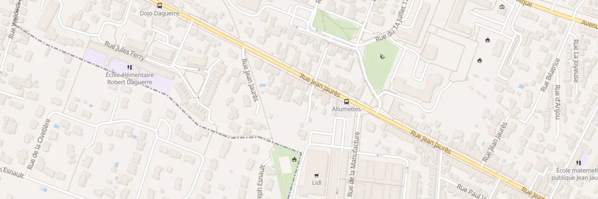 Plan du 263 Rue Jean Jaurès à Trélazé