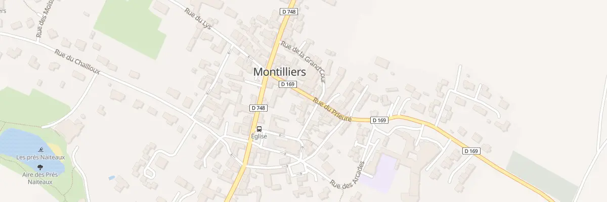Plan du 7 Rue du Prieuré à Montilliers