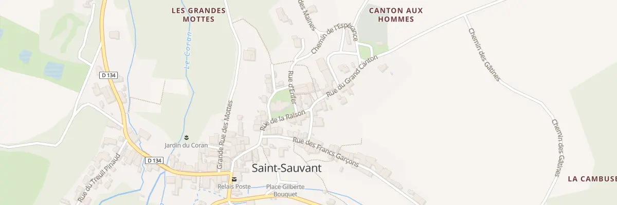 Plan du 1B Pl du Petit Canton à Saint-Sauvant