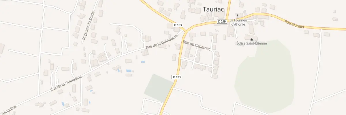 Plan du 6 Rue de la Brandotte à Tauriac