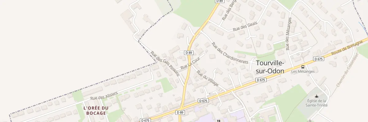 Plan du 3 Rue du Lavoir à Tourville-sur-Odon