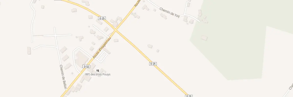 Plan du 121 Rte de Eugenie Les Bains à Montsoué