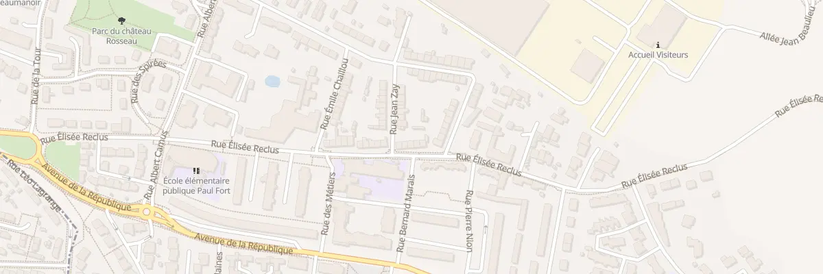 Plan du 200 Rue Élisée Reclus à Trélazé
