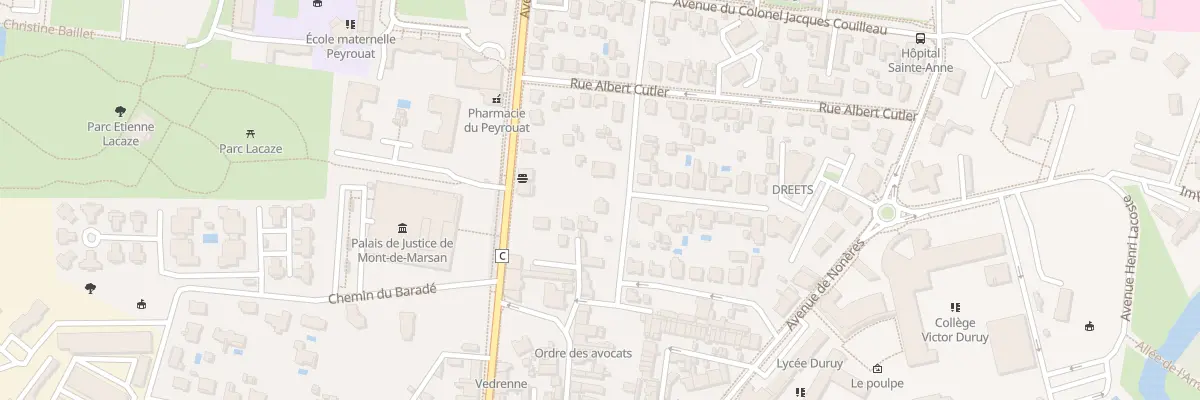 Plan du 5 Rue de l’Argente à Mont-de-Marsan