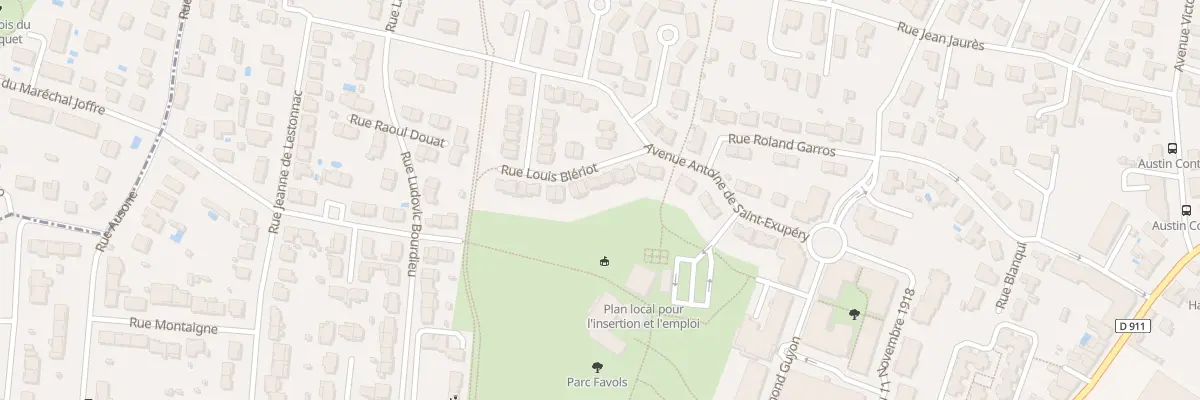 Plan du 10 Rue Louis Blériot à Carbon-Blanc