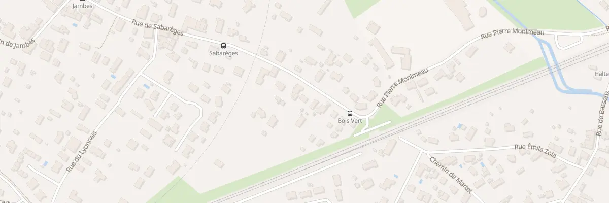 Plan du 14 Rue de Sabarèges à Ambarès-et-Lagrave
