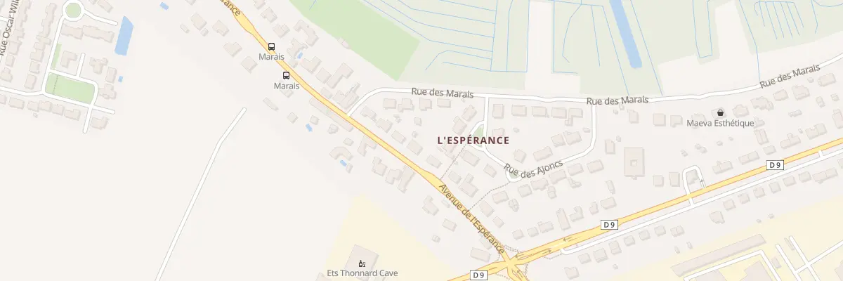 Plan du 22 Av de l’Espérance à Niort