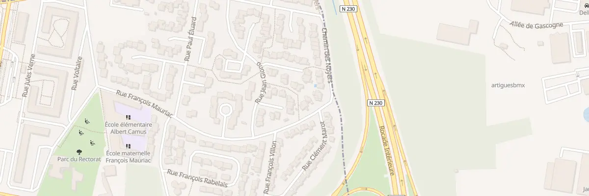 Plan du 13 Rue Jean Giraudoux à Floirac