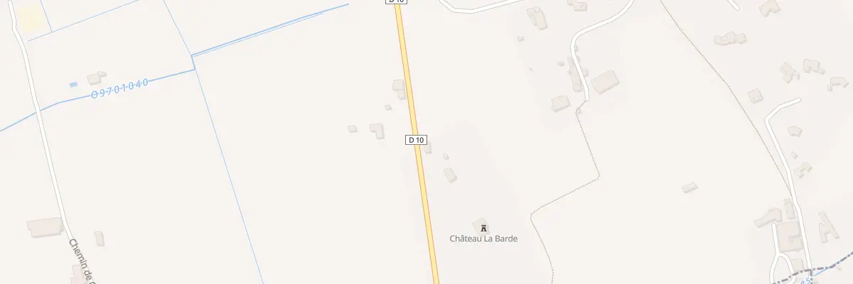 Plan du 75 Rte de Latresne à Bouliac