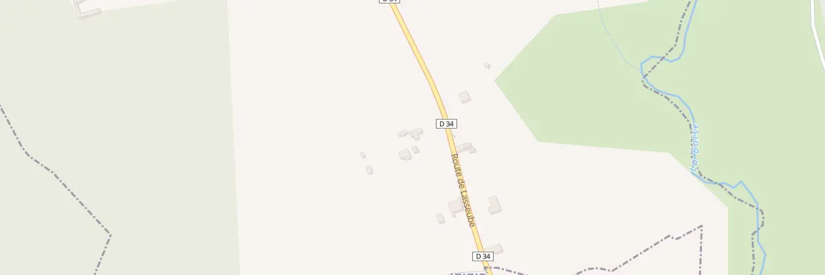 Plan du 5654 Rte de Lasseube à Lacommande