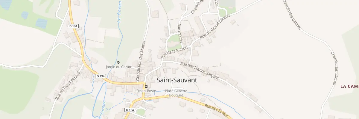 Plan du 7 Rue des Francs Garçons à Saint-Sauvant