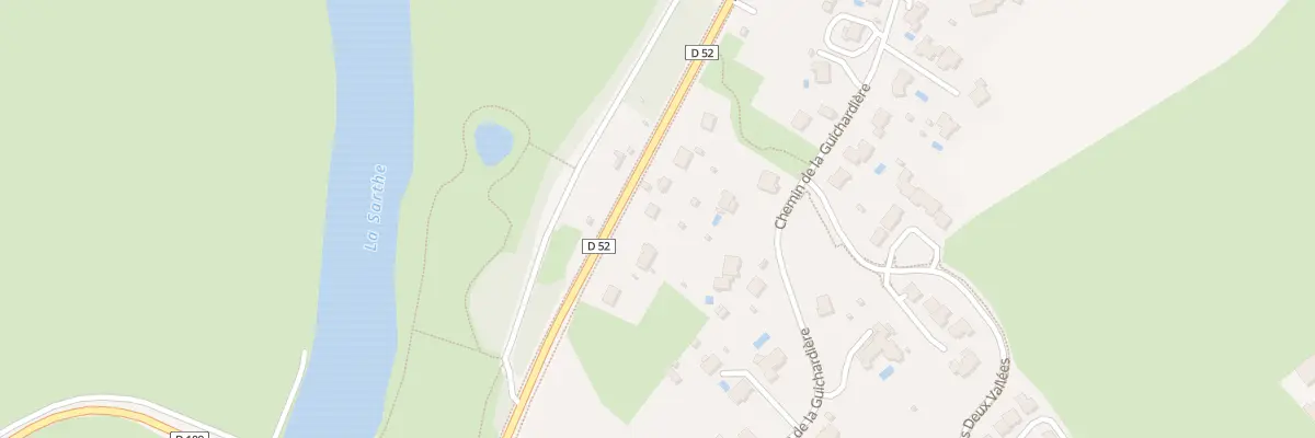 Plan du 6 Rte de Tiercé à Briollay