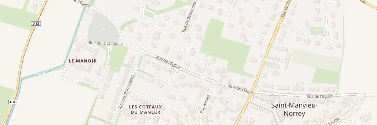 Plan du 30 Rue de l’Église à Saint-Manvieu-Norrey