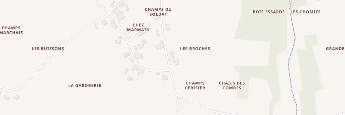 Plan du 35 Chez Marmain à Saint-Césaire