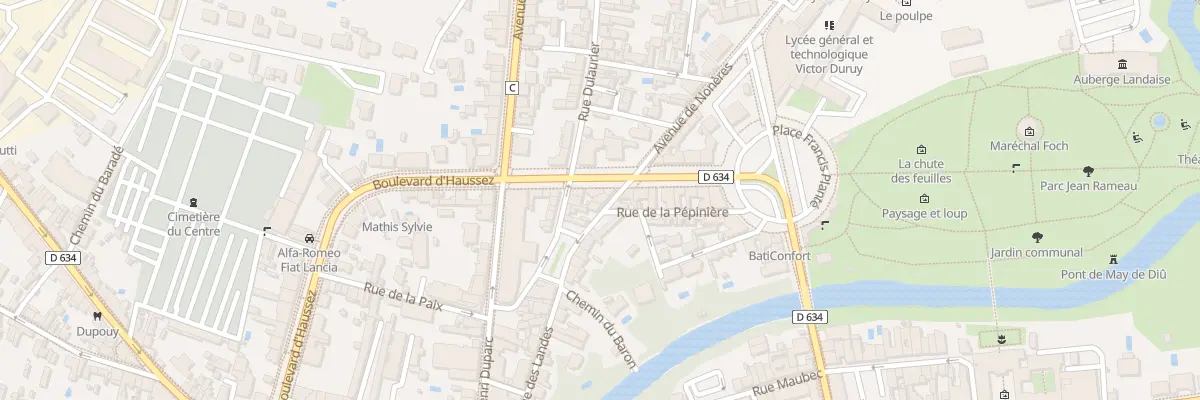 Plan du 7 Rue Jean Robert à Mont-de-Marsan
